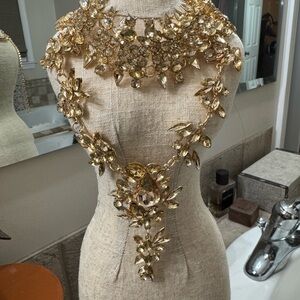 Aratta Gold Crystal Necklace